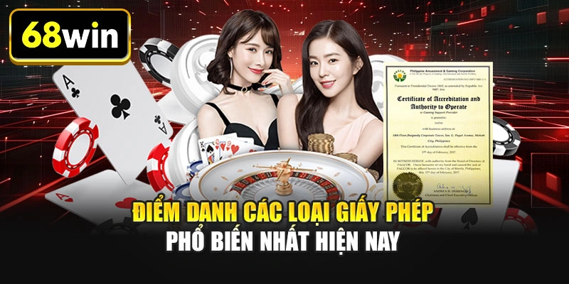 Điểm danh các loại giấy phép phổ biến nhất hiện nay